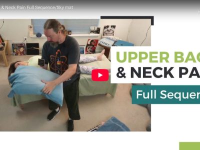 Upper Back & Neck Pain Sky mat